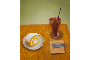 나빈, 둘을 위한 세팅, 2015, 캔버스에 유채, 45.5x37.9cm
