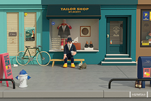 슈퍼픽션, 커피 브레이크(Coffee Break), 2015, 애니메이션, 43 초