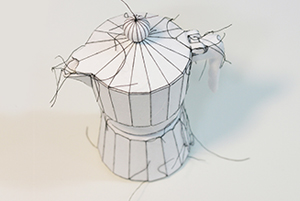 유소라, 모카포트, 2012, 혼합매체, 17x13x9cm