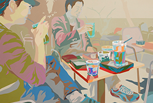 서지선, 100603, 2010, 캔버스에 아크릴릭, 70x140cm
