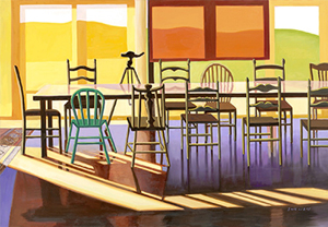 이효연, Urbanscape 8, 2012, 리넨에 유채, 130.3×193.9cm